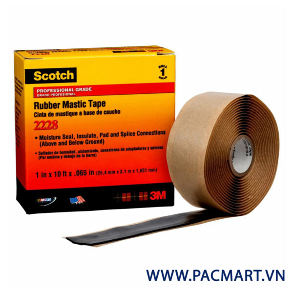 Băng dính điện 3M Mastic Scotch 2228 size 1 in