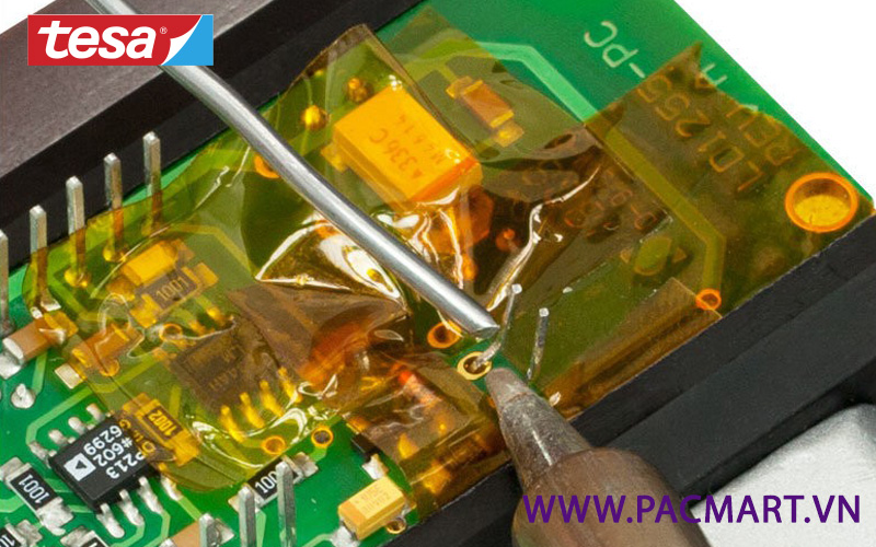 Băng dính chịu nhiệt kapton che chắn để hàn PCB