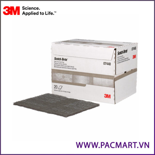 3M Scotch-Brite 07448 hộp màu trắng